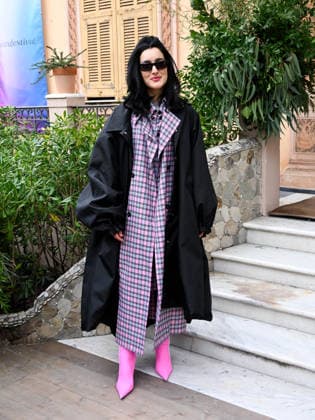 Sanremo, 76th Italian Song Festival - Day 4 - Arrivals at Villa Nobel - Pictured: LEVANTE  Copyright: xSIMONExCOMIx xipa-agency.netx xRomax IPA_Agency_IPA72105364