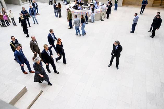 Amsterdam, The Netherlands, 2026-02-27 15:00:27 AMSTERDAM, February 27, 2026, Rijksmuseum. King Willem Aklexander attends the centennial celebrations of the Museum Association at the Rijksmuseum in Amsterdam. This national trade association of and for museums is committed to an attractive, diverse, and future-proof sector. PHOTO: NL Beeld Patrick van Emst Credit: NL Beeld Patrick van Emst  Copyright: xx x