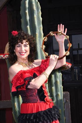 Isabel Varell as the new guest star of this years Karl May Festival At todays performance on February 27, 2026 in the Kalkberg Arena in Bad Segeberg, the TV star appeared in her original fiery flamenco dress From June 27, 2026, the