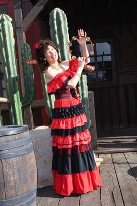 Isabel Varell as the new guest star of this years Karl May Festival At todays performance on February 27, 2026 in the Kalkberg Arena in Bad Segeberg, the TV star appeared in her original fiery flamenco dress From June 27, 2026, the