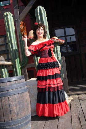 Isabel Varell as the new guest star of this years Karl May Festival At todays performance on February 27, 2026 in the Kalkberg Arena in Bad Segeberg, the TV star appeared in her original fiery flamenco dress From June 27, 2026, the
