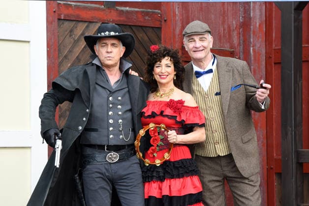 Florian Fitz, Isabel Varell and Heinrich Schafmeister are the new guest stars of this years Karl May Festival in Bad Segeberg At todays performance on February 27, 2026 in the Kalkberg Arena, the TV stars appeared in