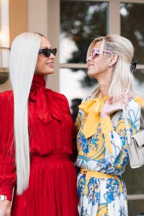 Paris Hilton et sa soeur Nicky Hilton, avant le défilé Gucci, lors de la Fashion Week de Milan MLFW , le 27 février 2026 Tiziano Da Silva Bestimage Paris Hilton and her sister Nicky Hilton, before the Gucci show, during Milan Fashion Week MLFW , on February 27, 2026 Milan Italy  Copyright: xTizianoxDaxSilvax xBestimagexTizianoxDaxSilvax xBestimagex