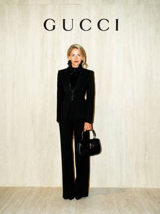 MFW - Guests at GUCCI Runway - Arrivals Caro Daur at the Gucci Fashion Show during Milan Women s Fashion Week Fall Winter 2026 27 in Milan. Milan, Italy, February 27, 2026. Photo by Riccardo Giordano IPA ABACAPRESS.COM Milan Italy  Copyright: xGiordanoxRiccardo IPA ABACAx