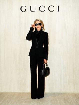 MFW - Guests at GUCCI Runway - Arrivals Caro Daur at the Gucci Fashion Show during Milan Women s Fashion Week Fall Winter 2026 27 in Milan. Milan, Italy, February 27, 2026. Photo by Riccardo Giordano IPA ABACAPRESS.COM Milan Italy  Copyright: xGiordanoxRiccardo IPA ABACAx