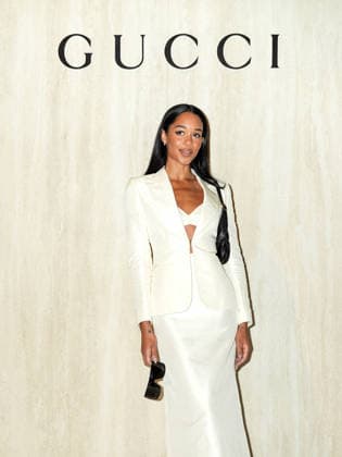 Milan, Milan Women s Fashion Week Fall Winter 2026 27 - Gucci Fashion Show - Guests - Pictured: Laura Harrier  Copyright: xRiccardoxGiordanox xipa-agency.netx xRiccardoxGiordanox IPA_Agency_IPA72106754