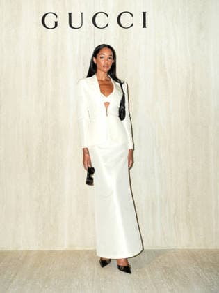 Milan, Milan Women s Fashion Week Fall Winter 2026 27 - Gucci Fashion Show - Guests - Pictured: Laura Harrier  Copyright: xRiccardoxGiordanox xipa-agency.netx xRiccardoxGiordanox IPA_Agency_IPA72106755