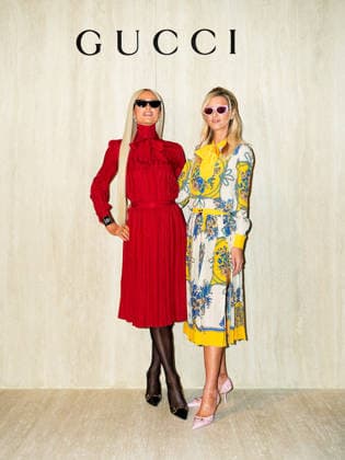 MFW - Paris and Nicky Hilton at GUCCI Runway - Arrivals Paris and Nicky Hilton at the Gucci Fashion Show during Milan Women s Fashion Week Fall Winter 2026 27 in Milan. Milan, Italy, February 27, 2026. Photo by Riccardo Giordano IPA ABACAPRESS.COM Milan Italy  Copyright: xGiordanoxRiccardo IPA ABACAx