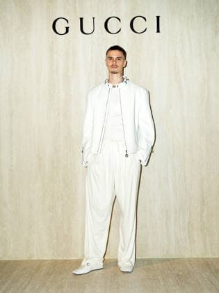 MFW - Romeo Beckham at GUCCI Runway - Arrivals Romeo Beckham at the Gucci Fashion Show during Milan Women s Fashion Week Fall Winter 2026 27 in Milan. Milan, Italy, February 27, 2026. Photo by Riccardo Giordano IPA ABACAPRESS.COM Milan Italy  Copyright: xGiordanoxRiccardo IPA ABACAx