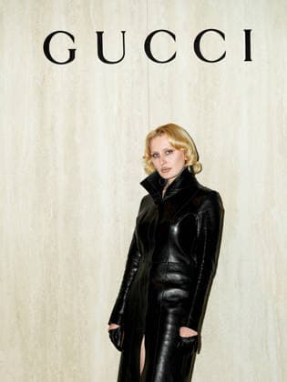 Milan, Milan Women s Fashion Week Fall Winter 2026 27 - Gucci Fashion Show - Guests - Pictured: guest  Copyright: xRiccardoxGiordanox xipa-agency.netx xRiccardoxGiordanox IPA_Agency_IPA72105746