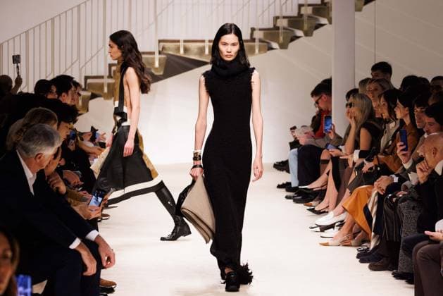 Photo IPP Cinzia Camela Publishing Group LiveMedia Milan 27 02 2026 In the photo A model walks the runway at the Tod s fashion show during the Milan Fashion Week Womenswear Fall Winter 2026 2027 on February 27, 2026 in Milan, Italy Photo Cinzia Camela Italy Photo Press World Copyright Tod s Runway Milan Fashion W