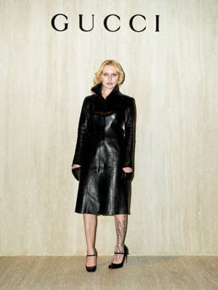 Milan, Milan Women s Fashion Week Fall Winter 2026 27 - Gucci Fashion Show - Guests - Pictured: guest  Copyright: xRiccardoxGiordanox xipa-agency.netx xRiccardoxGiordanox IPA_Agency_IPA72105745