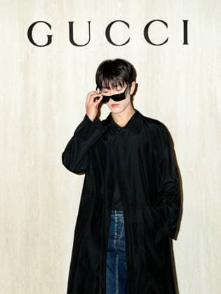 Milan, Milan Women s Fashion Week Fall Winter 2026 27 - Gucci Fashion Show - Guests - Pictured: Xiao Zhan  Copyright: xRiccardoxGiordanox xipa-agency.netx xRiccardoxGiordanox IPA_Agency_IPA72106785