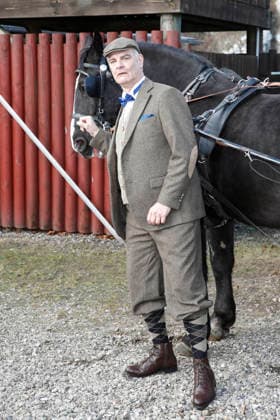Heinrich Schafmeister appears as Sir John Raffley Three celebrities In the Valley of Death Florian Fitz, Isabel Varell and Heinrich Schafmeister are the guest stars in the 2026 season of the Karl May Games in Bad Segeberg, photo session on 27 2 2026 in the Indian Village, open-air theater Bad Segeberg, Schleswig Holstein