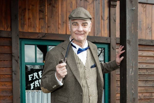 Heinrich Schafmeister appears as Sir John Raffley Three celebrities In the Valley of Death Florian Fitz, Isabel Varell and Heinrich Schafmeister are the guest stars in the 2026 season of the Karl May Games in Bad Segeberg, photo session on 27 2 2026 in the Indian Village, open-air theater Bad Segeberg, Schleswig Holstein