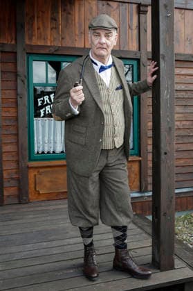 Heinrich Schafmeister appears as Sir John Raffley Three celebrities In the Valley of Death Florian Fitz, Isabel Varell and Heinrich Schafmeister are the guest stars in the 2026 season of the Karl May Games in Bad Segeberg, photo session on 27 2 2026 in the Indian Village, open-air theater Bad Segeberg, Schleswig Holstein