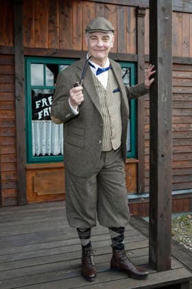 Heinrich Schafmeister appears as Sir John Raffley Three celebrities In the Valley of Death Florian Fitz, Isabel Varell and Heinrich Schafmeister are the guest stars in the 2026 season of the Karl May Games in Bad Segeberg, photo session on 27 2 2026 in the Indian Village, open-air theater Bad Segeberg, Schleswig Holstein