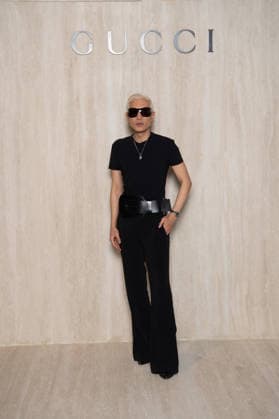 Milano Fashion Week - Women F W 26-27 Gucci Fashion Show Backdrop Milan, Italy Bryanboy Milano Fashion Week - Women F W 26-27 Gucci Fashion Show Backdrop Milan, Italy 27th February 2026 SGPItalia id 134545_001 * Not Exclusive  Copyright: xJohnnyxDallaxLibera SGPx