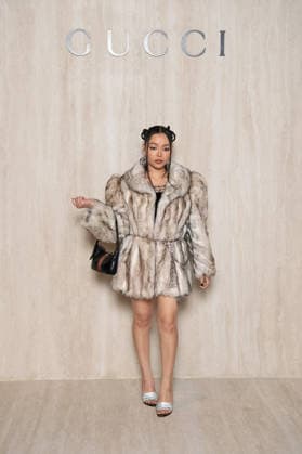 Milano Fashion Week - Women F W 26-27 Gucci Fashion Show Backdrop Milan, Italy Bella Poarch Milano Fashion Week - Women F W 26-27 Gucci Fashion Show Backdrop Milan, Italy 27th February 2026 SGPItalia id 134545_001 * Not Exclusive  Copyright: xJohnnyxDallaxLibera SGPx