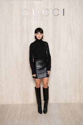 Milano Fashion Week - Women F W 26-27 Gucci Fashion Show Backdrop Milan, Italy Livia Nunes Marques Milano Fashion Week - Women F W 26-27 Gucci Fashion Show Backdrop Milan, Italy 27th February 2026 SGPItalia id 134545_001 * Not Exclusive  Copyright: xJohnnyxDallaxLibera SGPx