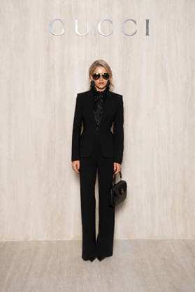 Milano Fashion Week - Women F W 26-27 Gucci Fashion Show Backdrop Milan, Italy Caro Daur Milano Fashion Week - Women F W 26-27 Gucci Fashion Show Backdrop Milan, Italy 27th February 2026 SGPItalia id 134545_001 * Not Exclusive  Copyright: xJohnnyxDallaxLibera SGPx