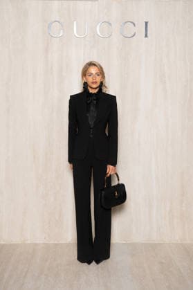 Milano Fashion Week - Women F W 26-27 Gucci Fashion Show Backdrop Milan, Italy Caro Daur Milano Fashion Week - Women F W 26-27 Gucci Fashion Show Backdrop Milan, Italy 27th February 2026 SGPItalia id 134545_001 * Not Exclusive  Copyright: xJohnnyxDallaxLibera SGPx