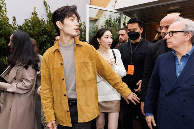 News - Tod s - Front Row - Milan Fashion Week - Womenswear Fall Winter 2026 2027 Xiao Zhan and Andrea Della Valle attend the Tod s fashion show during the Milan Fashion Week - Womenswear Fall Winter 2026 2027 on February 27, 2026 in Milan, Italy. Photo: Cinzia Camela. Milan PAC Italy Copyright: xCinziaxCamelax xLiveMediax LPN_2318089