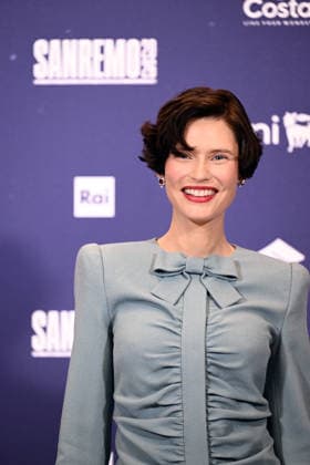 February 27, 2026, Sanremo, Rome, Italy: February 27, 2026, Sanremo. 76th Italian Song Festival. Photocall. Pictured: Bianca Balti Sanremo Italy  - ZUMAa289 20260227_zia_a289_034 Copyright: xMariaxLauraxAntonellix