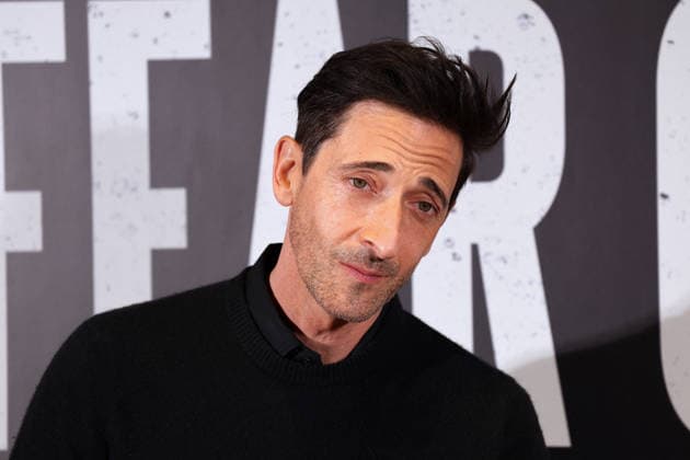 Adrien Brody and Tessa Thompson at The Fear Of 13 - New York Actors Tessa Thompson and Adrien Brody attend media day for their broadway show debut of The Fear of 13 at the James Earl Jones Theatre in New York, NY on February 27, 2026. Photo by Charles Guerin ABACAPRESS.COM New York NY  Copyright: xGuerinxCharles ABACAx