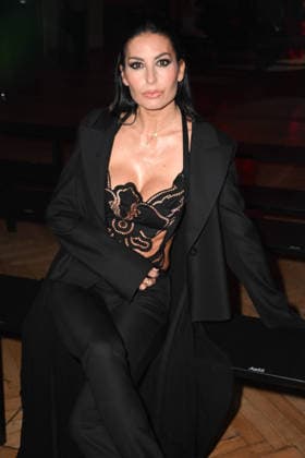 Milan, Milan Women s Fashion Week Fall Winter 2026 27 - Women s Fashion, Fall Winter 2026 27 - Blumarine fashion show - front row in the photo: Elisabetta Gregoraci  Copyright: xSimonaxChiocciax xipa-agency.netx xFotosickix IPA_Agency_IPA72114103