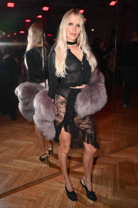 Milan, Milan Women s Fashion Week Fall Winter 2026 27 - Women s Fashion, Fall Winter 2026 27 - Blumarine fashion show - front row in the photo: Elena Perminova  Copyright: xSimonaxChiocciax xipa-agency.netx xFotosickix IPA_Agency_IPA72114208
