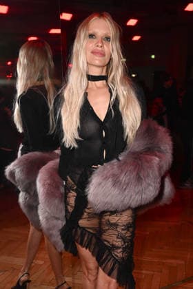 Milan, Milan Women s Fashion Week Fall Winter 2026 27 - Women s Fashion, Fall Winter 2026 27 - Blumarine fashion show - front row in the photo: Elena Perminova  Copyright: xSimonaxChiocciax xipa-agency.netx xFotosickix IPA_Agency_IPA72114210
