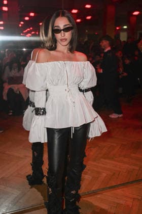 Milan, Milan Women s Fashion Week Fall Winter 2026 27 - Women s Fashion, Fall Winter 2026 27 - Blumarine fashion show - front row in the photo: Ginevra Mavilla  Copyright: xSimonaxChiocciax xipa-agency.netx xFotosickix IPA_Agency_IPA72114279