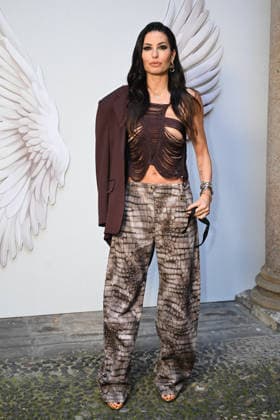 Milan, Milan Women s Fashion Week Fall Winter 2026 27 - Women s Fashion, Fall Winter 2026 27 - Elisabetta Franchi fashion show - arrivals in the photo: Elisabetta Gregoraci  Copyright: xSimonaxChiocciax xipa-agency.netx xFotosickix IPA_Agency_IPA72117398