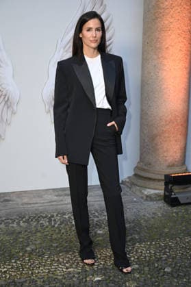 Milano, Milan Women’s Fashion Week Fall Winter 2026 27 - Moda Donna, Autunno Inverno 2026 27 - sfilata di Elisabetta Franchi - arrivals nella foto: Alex Rivie re-Sieber  Copyright: xSimonaxChiocciax xFotosickix IPA_Agency_IPA72117484
