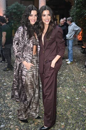 Milan, Milan Women s Fashion Week Fall Winter 2026 27 - Women s Fashion, Fall Winter 2026 27 - Elisabetta Franchi fashion show - arrivals in the photo: guest  Copyright: xSimonaxChiocciax xipa-agency.netx xFotosickix IPA_Agency_IPA72117591