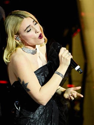 Sanremo, 76th Italian Song Festival. Fourth Evening. Pictured: Mara Sattei  Copyright: xMaurizioxD Avanzox xipa-agency.netx xPoolxSanremox02x IPA_Agency_IPA72119396