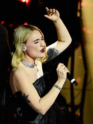 Sanremo, 76th Italian Song Festival. Fourth Evening. Pictured: Mara Sattei  Copyright: xMaurizioxD Avanzox xipa-agency.netx xPoolxSanremox02x IPA_Agency_IPA72119407