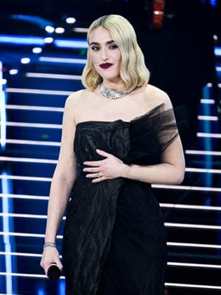Sanremo, 76th Italian Song Festival. Fourth Evening. Pictured: Mara Sattei  Copyright: xMaurizioxD Avanzox xipa-agency.netx xPoolxSanremox02x IPA_Agency_IPA72119454