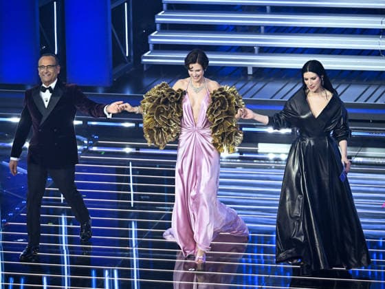 Sanremo, 76th Italian Song Festival. Fourth Evening. Pictured: Bianca Balti  Copyright: xMaurizioxD Avanzox xipa-agency.netx xPoolxSanremox02x IPA_Agency_IPA72120641