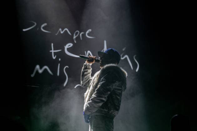 Fernando Costa concert in Madrid The artist Fernando Costa during a performance at the Movistar Arena, on February 27, 2026, in Madrid Spain Costa is a rapper and composer who has established himself as one of the strong names of the national rap thanks to a raw style, neighborhood and very direct 27 FEBRUARY 2026 MUSIC MUSIC RAPER COMPOSER RAP CONCI Madrid Madrid Madrid Spain  Copyright: xRicardoxRubiox 7326258