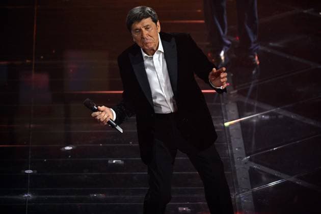 Photo IPP Felice De Martino Sanremo 26 02 2026 76th Italian Song Festival fourth evening evening cover In the photo gianni morandi Italy Photo Press World Copyright