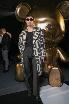 Milan, Milan Women s Fashion Week: Fall Winter 2026 27 - Women s Fashion, Fall Winter 2026 27 - GCDS fashion show - front raw in the photo: guest  Copyright: xRiccardoxGiordanox xipa-agency.netx xRiccardoxGIordanox IPA_Agency_IPA72122352