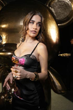 Milan, Milan Women s Fashion Week: Fall Winter 2026 27 - Women s Fashion, Fall Winter 2026 27 - GCDS fashion show - front raw in the photo: Clara  Copyright: xRiccardoxGiordanox xipa-agency.netx xRiccardoxGIordanox IPA_Agency_IPA72122386