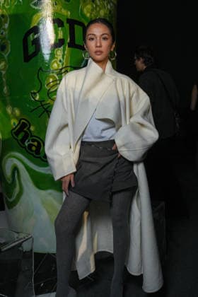 Milan, Milan Women s Fashion Week: Fall Winter 2026 27 - Women s Fashion, Fall Winter 2026 27 - GCDS fashion show - front raw in the photo: Yoyo Cao  Copyright: xRiccardoxGiordanox xipa-agency.netx xRiccardoxGIordanox IPA_Agency_IPA72122547