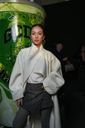 Milan, Milan Women s Fashion Week: Fall Winter 2026 27 - Women s Fashion, Fall Winter 2026 27 - GCDS fashion show - front raw in the photo: Yoyo Cao  Copyright: xRiccardoxGiordanox xipa-agency.netx xRiccardoxGIordanox IPA_Agency_IPA72122561