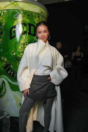 Milan, Milan Women s Fashion Week: Fall Winter 2026 27 - Women s Fashion, Fall Winter 2026 27 - GCDS fashion show - front raw in the photo: Yoyo Cao  Copyright: xRiccardoxGiordanox xipa-agency.netx xRiccardoxGIordanox IPA_Agency_IPA72122576