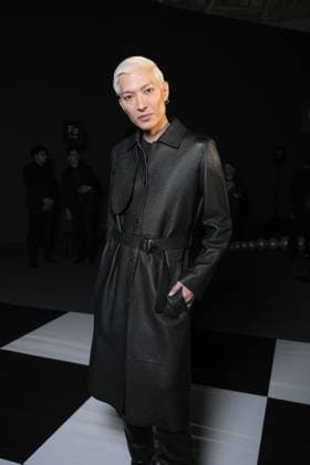 Milan, Milan Women s Fashion Week: Fall Winter 2026 27 - Women s Fashion, Fall Winter 2026 27 - GCDS fashion show - front raw in the photo: Brian Boy  Copyright: xRiccardoxGiordanox xipa-agency.netx xRiccardoxGIordanox IPA_Agency_IPA72122632