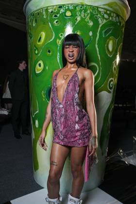 Milan, Milan Women s Fashion Week: Fall Winter 2026 27 - Women s Fashion, Fall Winter 2026 27 - GCDS fashion show - front raw in the photo: guest  Copyright: xRiccardoxGiordanox xipa-agency.netx xRiccardoxGIordanox IPA_Agency_IPA72122679