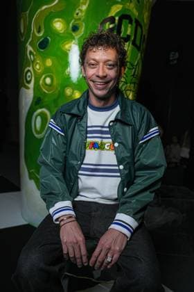 Milan, Milan Women s Fashion Week: Fall Winter 2026 27 - Women s Fashion, Fall Winter 2026 27 - GCDS fashion show - front raw in the photo: Valentino Rossi  Copyright: xRiccardoxGiordanox xipa-agency.netx xRiccardoxGIordanox IPA_Agency_IPA72122803